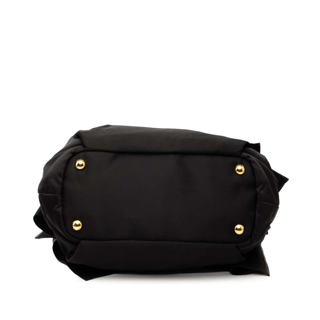 Prada Tessuto Logo Bow Satchel - 3