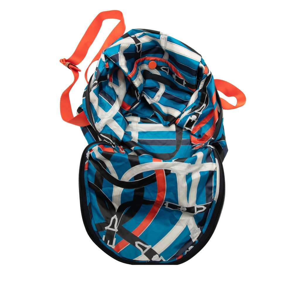 Hermès Silk and Barenia Cavalcadour Airsilk Backpack - 4