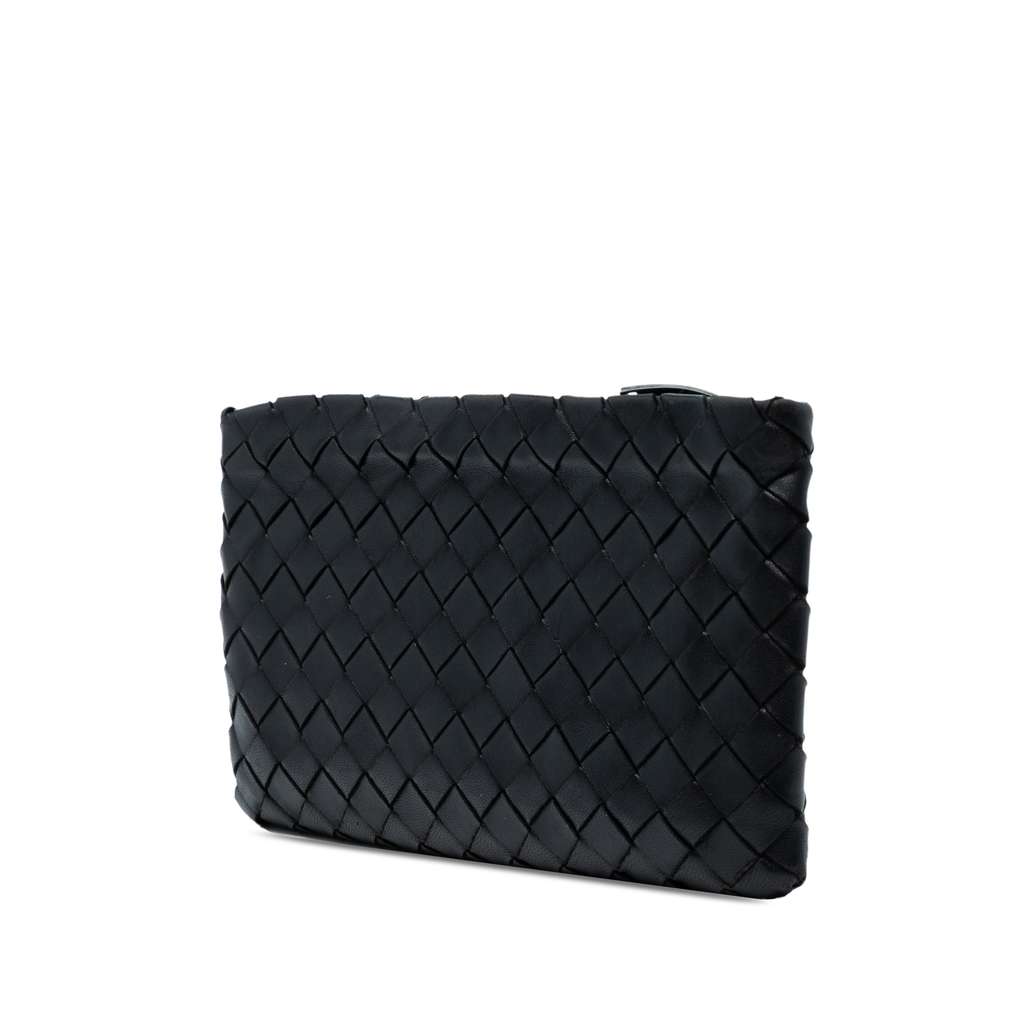 Bottega Veneta Small Nappa Intrecciato Zip Pouch - 2