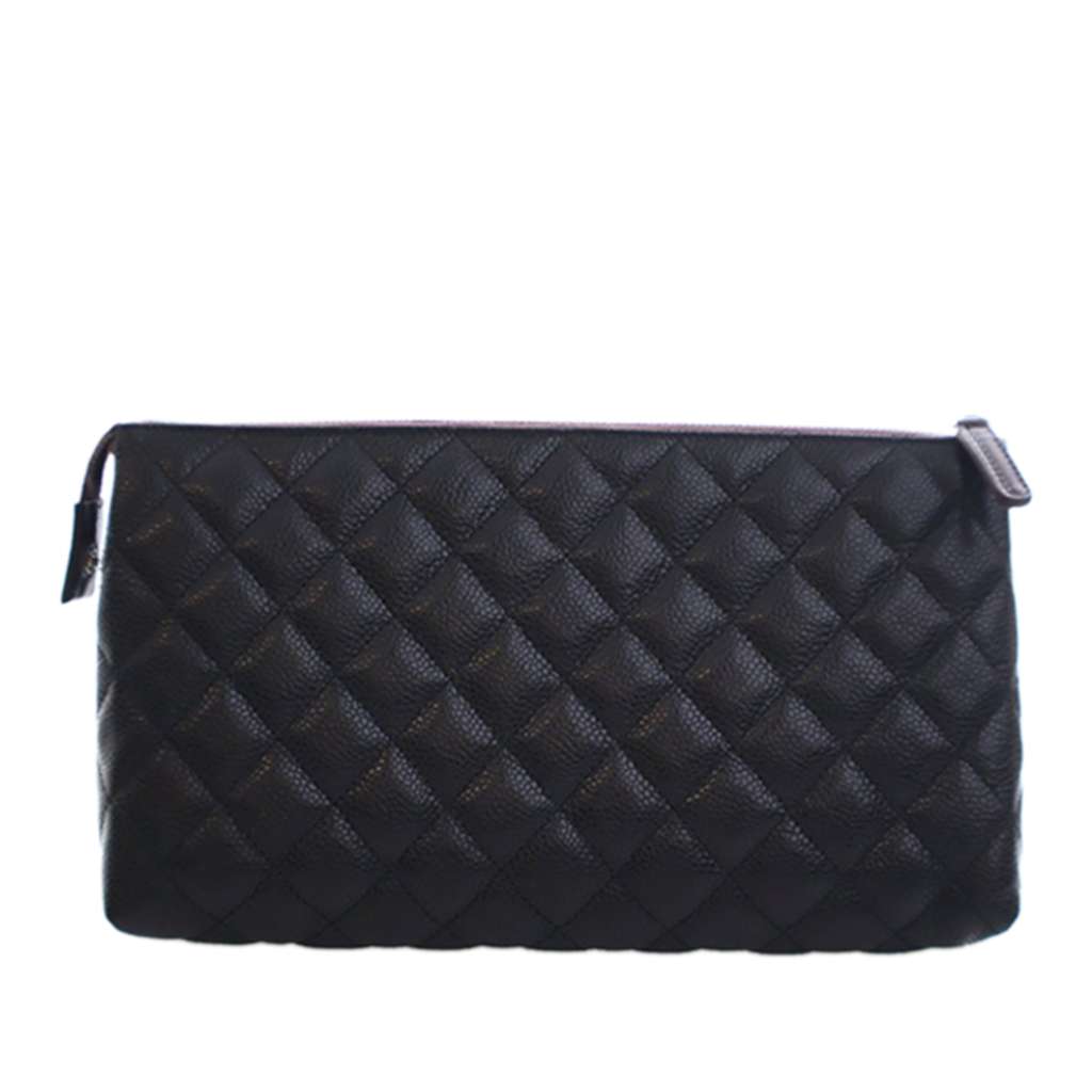 Chanel CC Quilted Caviar Toiletry Pouch - 4