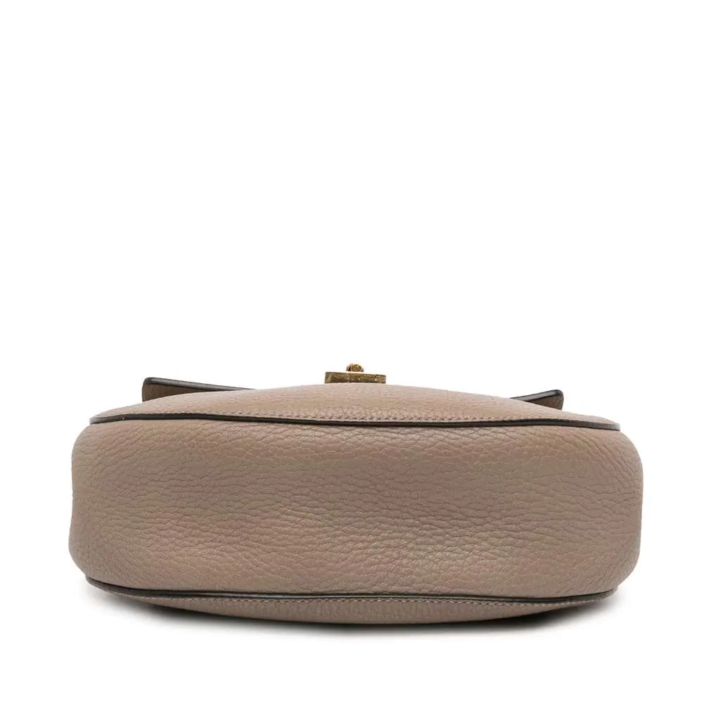 Chloé Small Leather Drew Crossbody Brown Leather Very good - Inside View