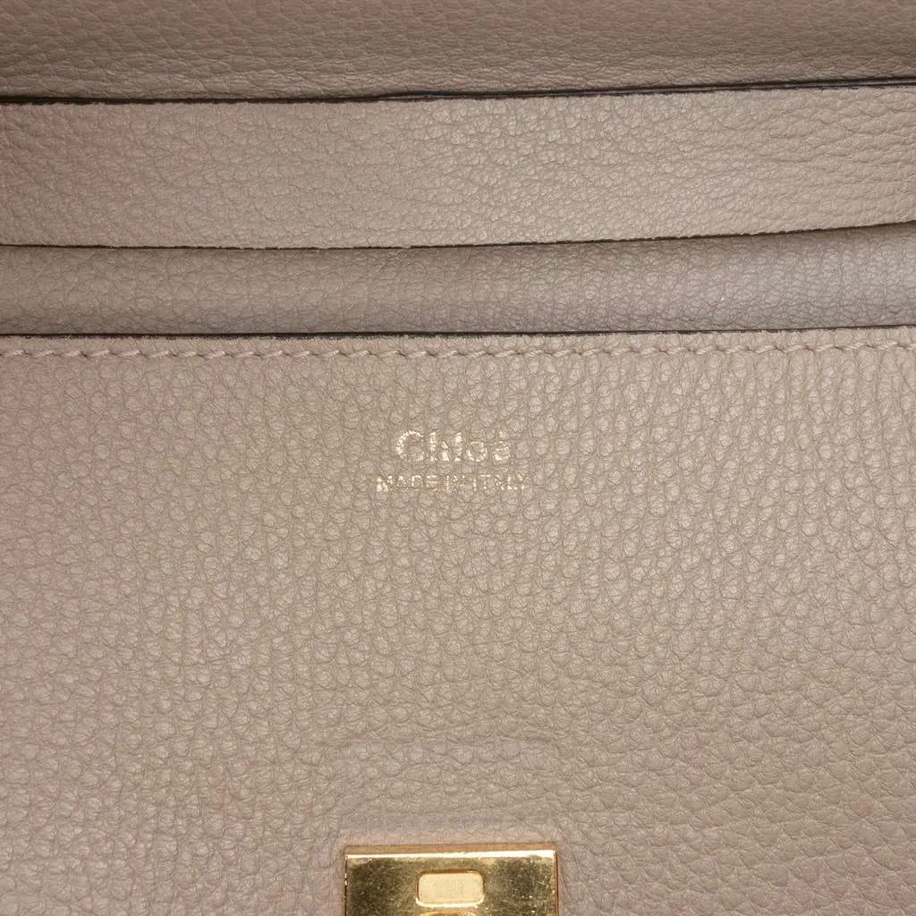 Chloé Small Leather Drew Crossbody Brown Leather Very good - Box View
