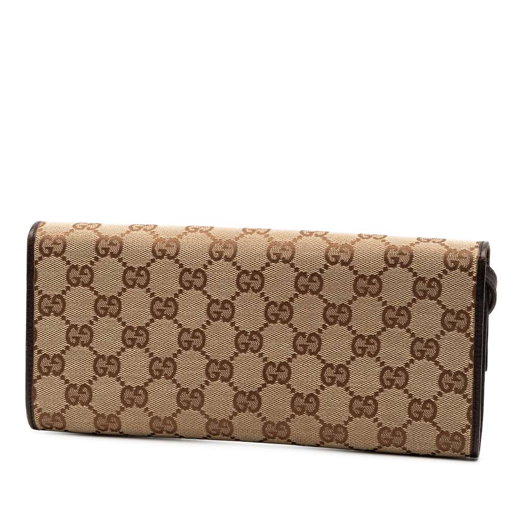 Gucci GG Canvas Bamboo Bar Crossbody - 2