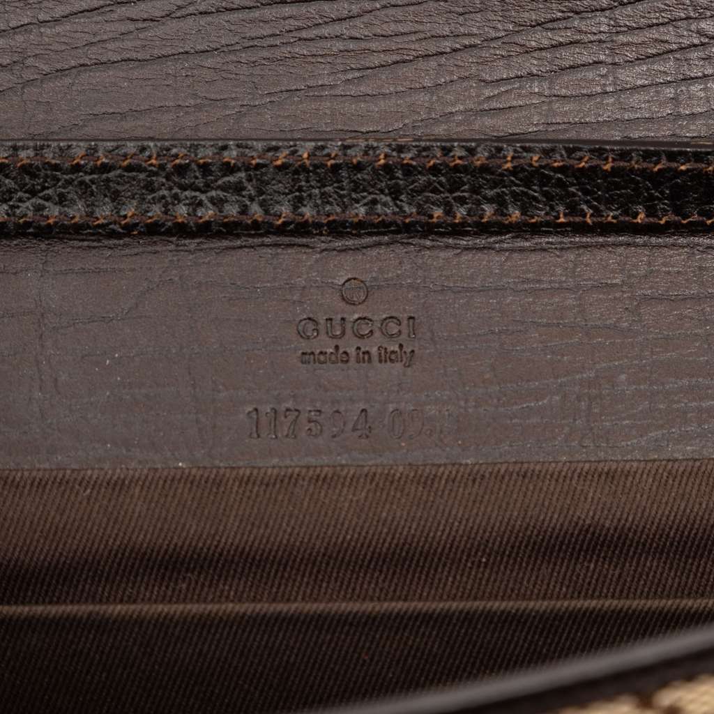 Gucci GG Canvas Bamboo Bar Crossbody - 5