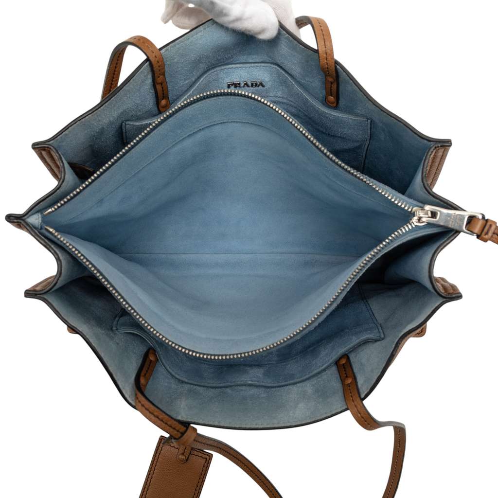 Prada Glace Calf Etiquette Tote - 4