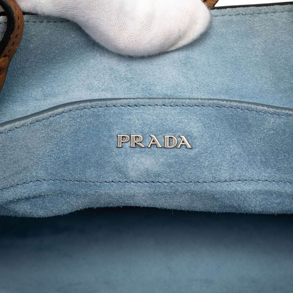Prada Glace Calf Etiquette Tote - 5