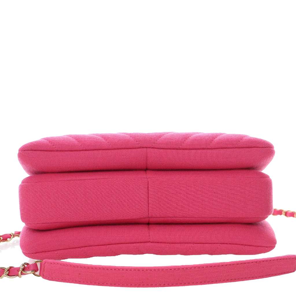 Chanel Small Chevron Jersey Trendy CC Top Handle Flap - 5