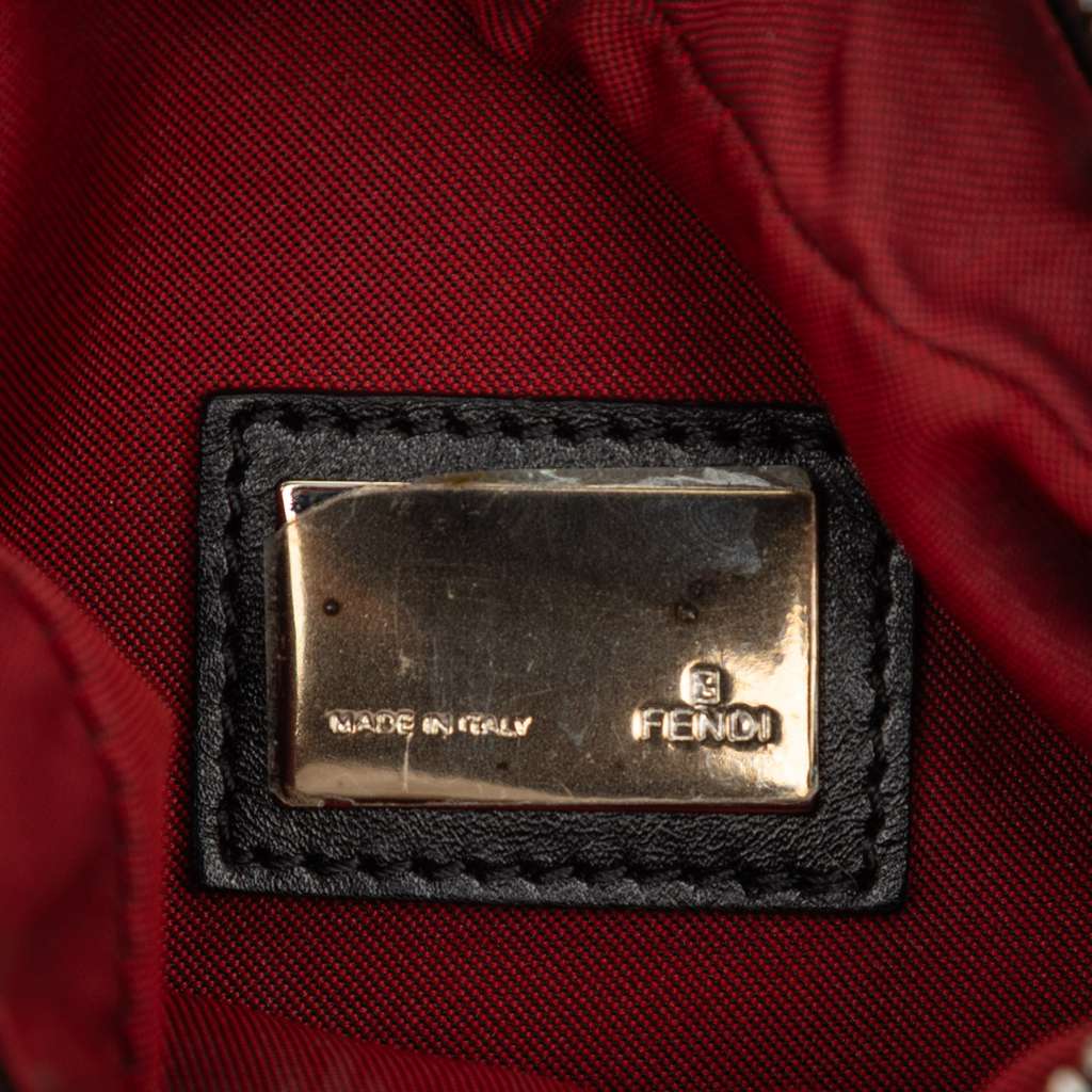 Fendi Zucchino Canvas Oyster Hobo - 5