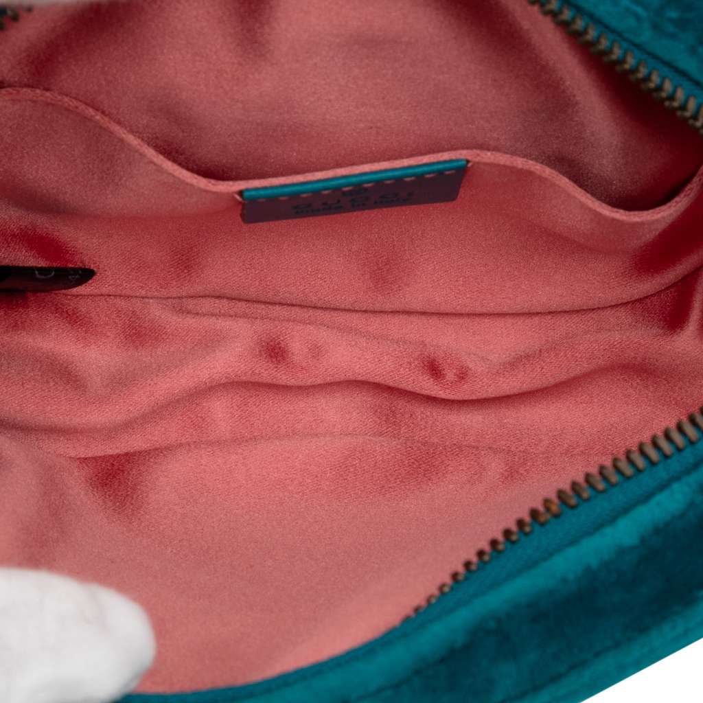 Gucci GG Marmont Velvet Matelasse Belt Bag - 4