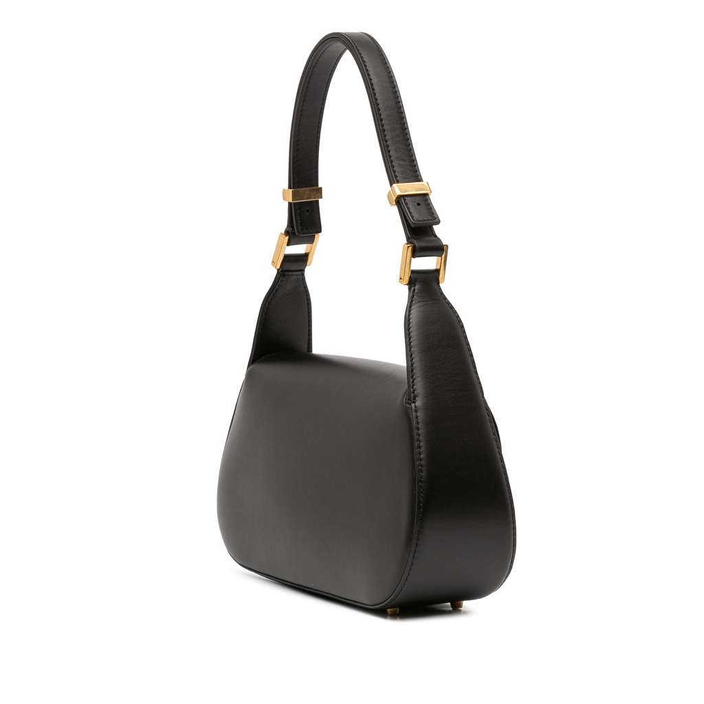 Valentino Medium Leather Vlogo Chain Shoulder Bag - 2