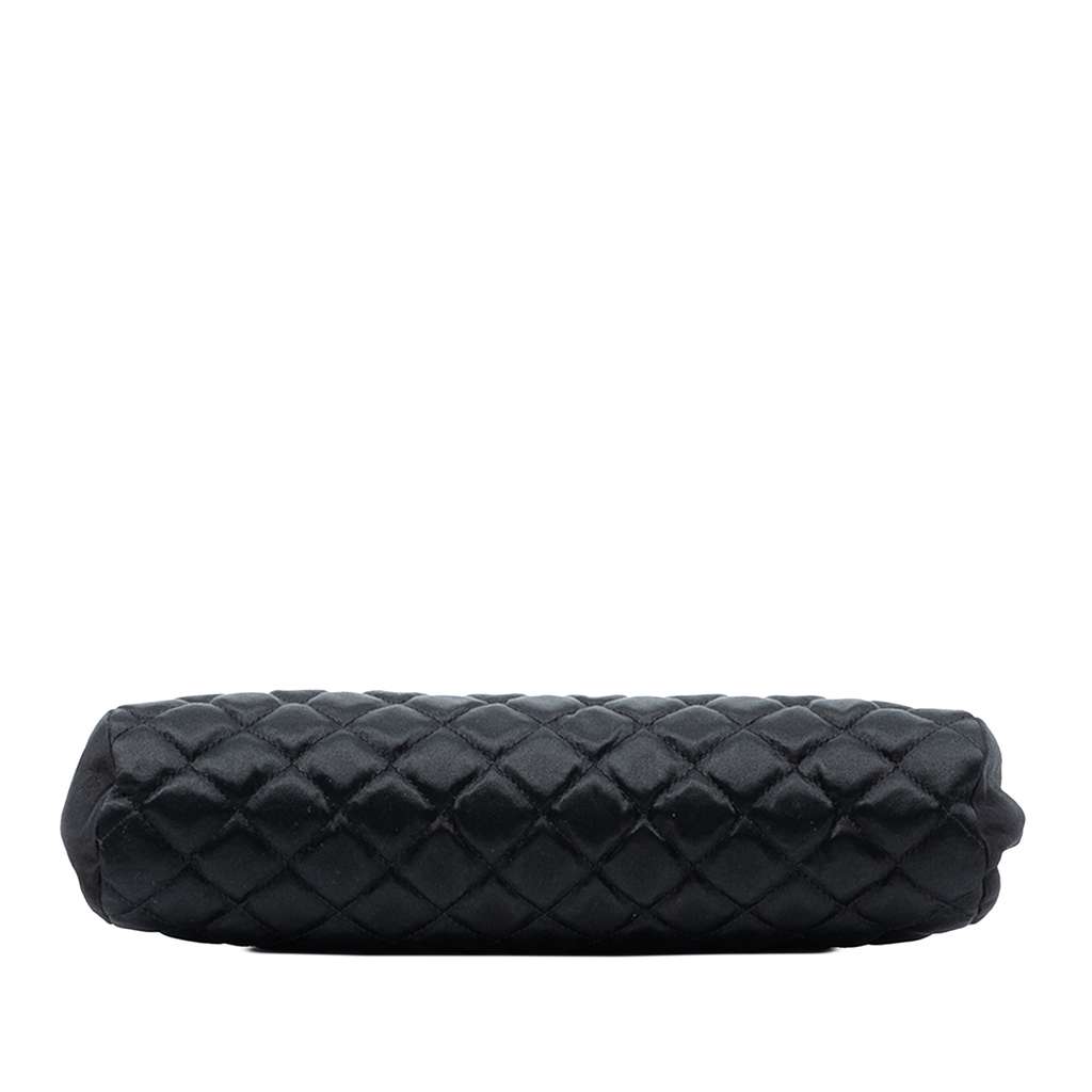 Chanel Quilted Satin Timeless Clutch - 3