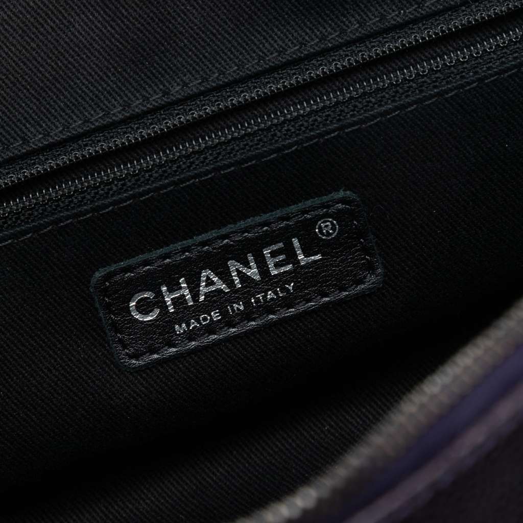 Chanel Jumbo Quilted Iridescent Caviar Easy Flap - 5