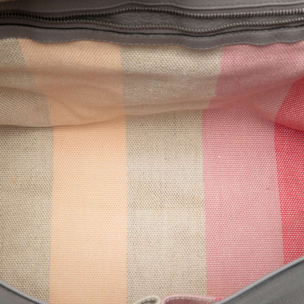 Gucci Large Leather Bamboo Daily Satchel - 4