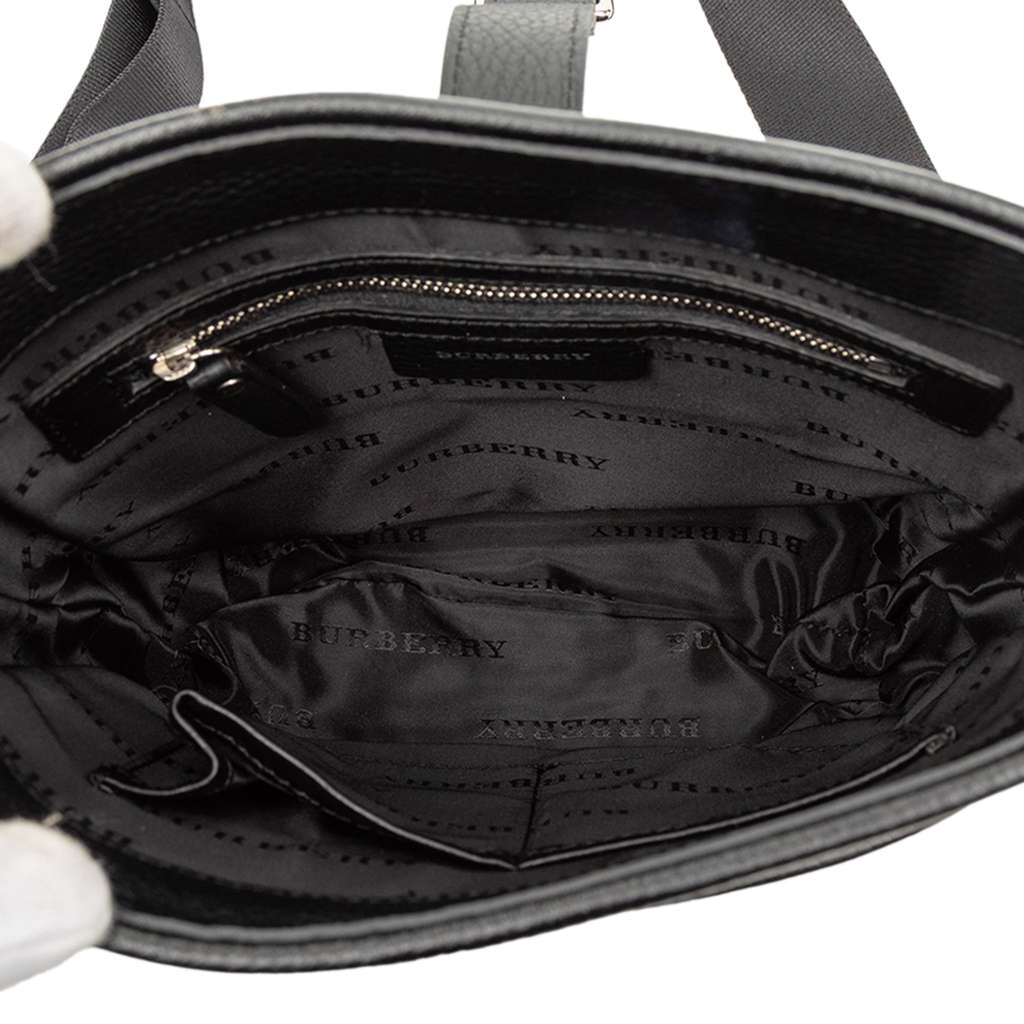 Burberry Nova Check Trimmed Canvas Crossbody - 4