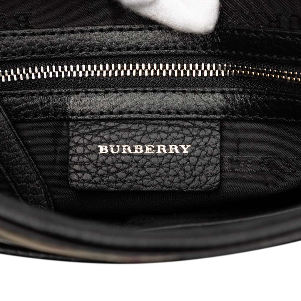 Burberry Nova Check Trimmed Canvas Crossbody - 5