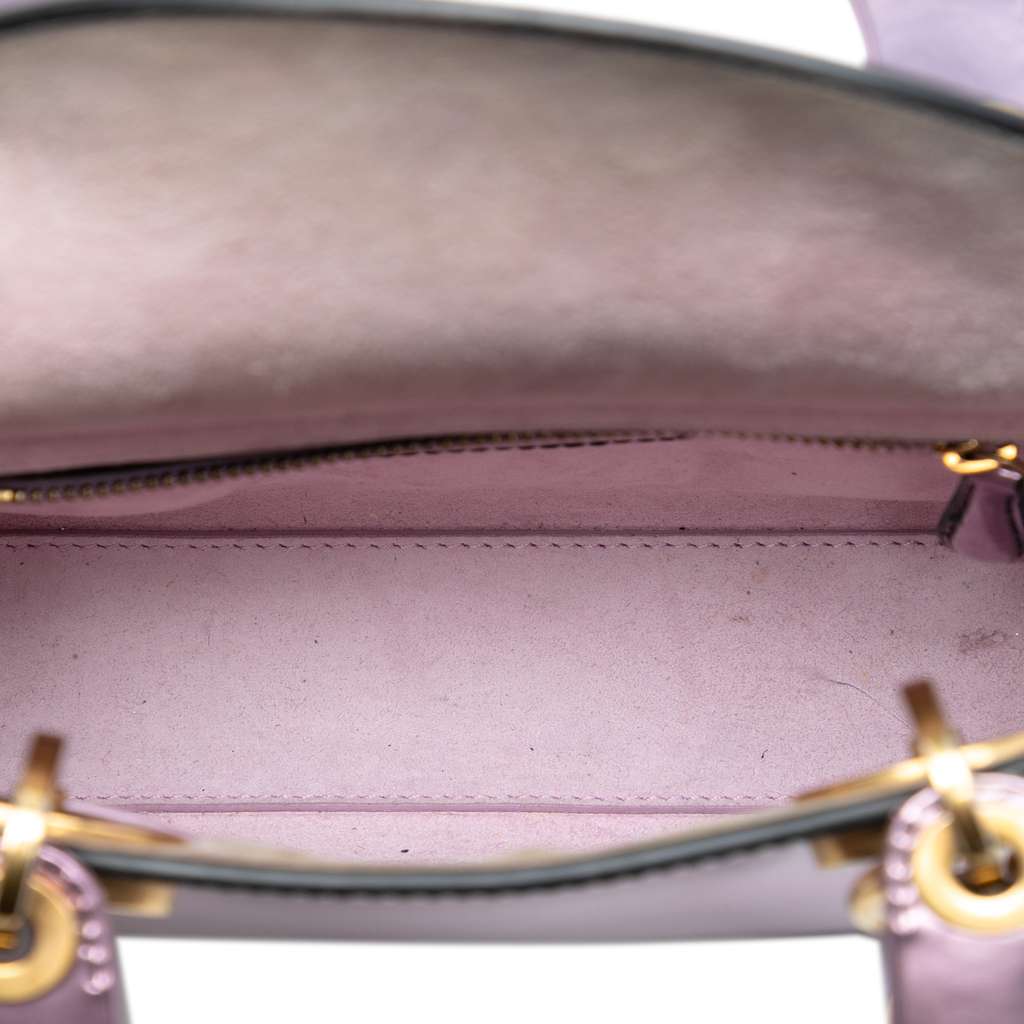 Dior Mini Metallic Patent Lady Dior - 4