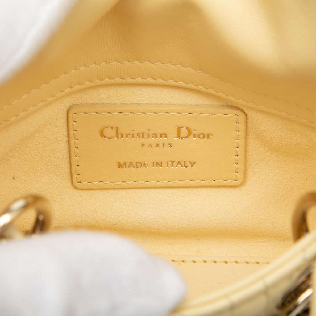 Dior Micro Lambskin Cannage Lady Dior - 5