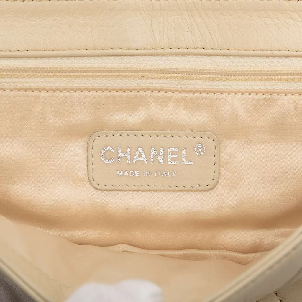 Chanel Reissue 2.55 Quilted Aged Lambskin East/West Flap Brown Leather Very good - Box View