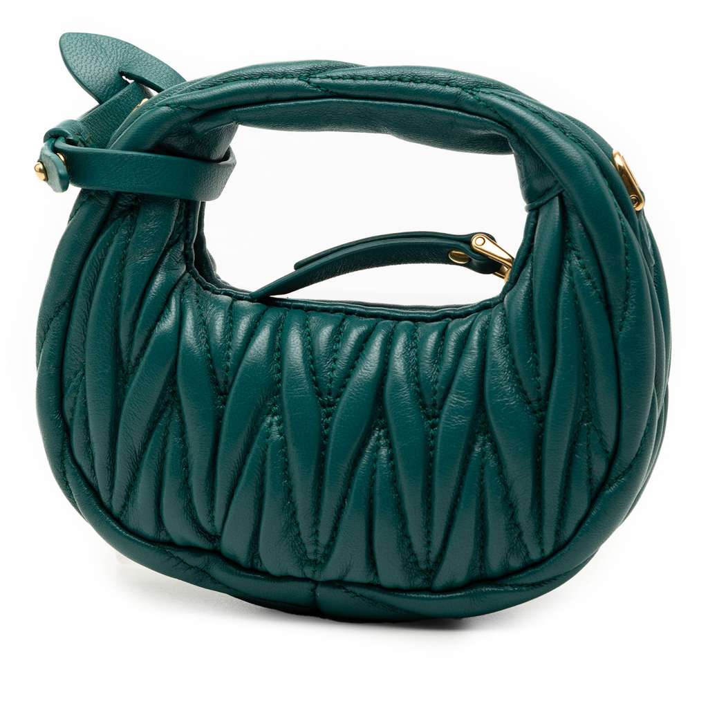 Miu Miu Micro Nappa Matelasse Wander Bag - 2