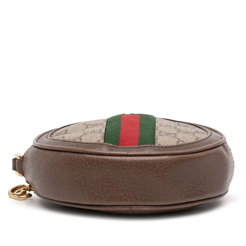 Gucci GG Supreme Ophidia Round Clutch - 3