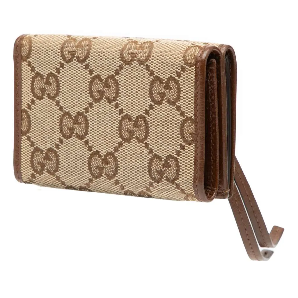 Gucci Balenciaga The Hacker Project GG Canvas Neo Classic Wallet Brown Canvas Very good - Back View