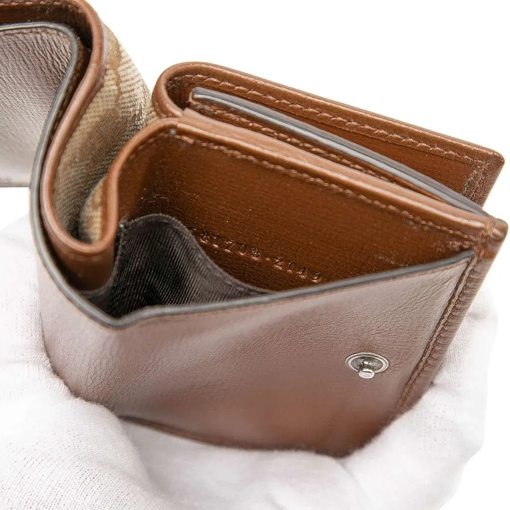 Gucci Balenciaga The Hacker Project GG Canvas Neo Classic Wallet Brown Canvas Very good - Box View