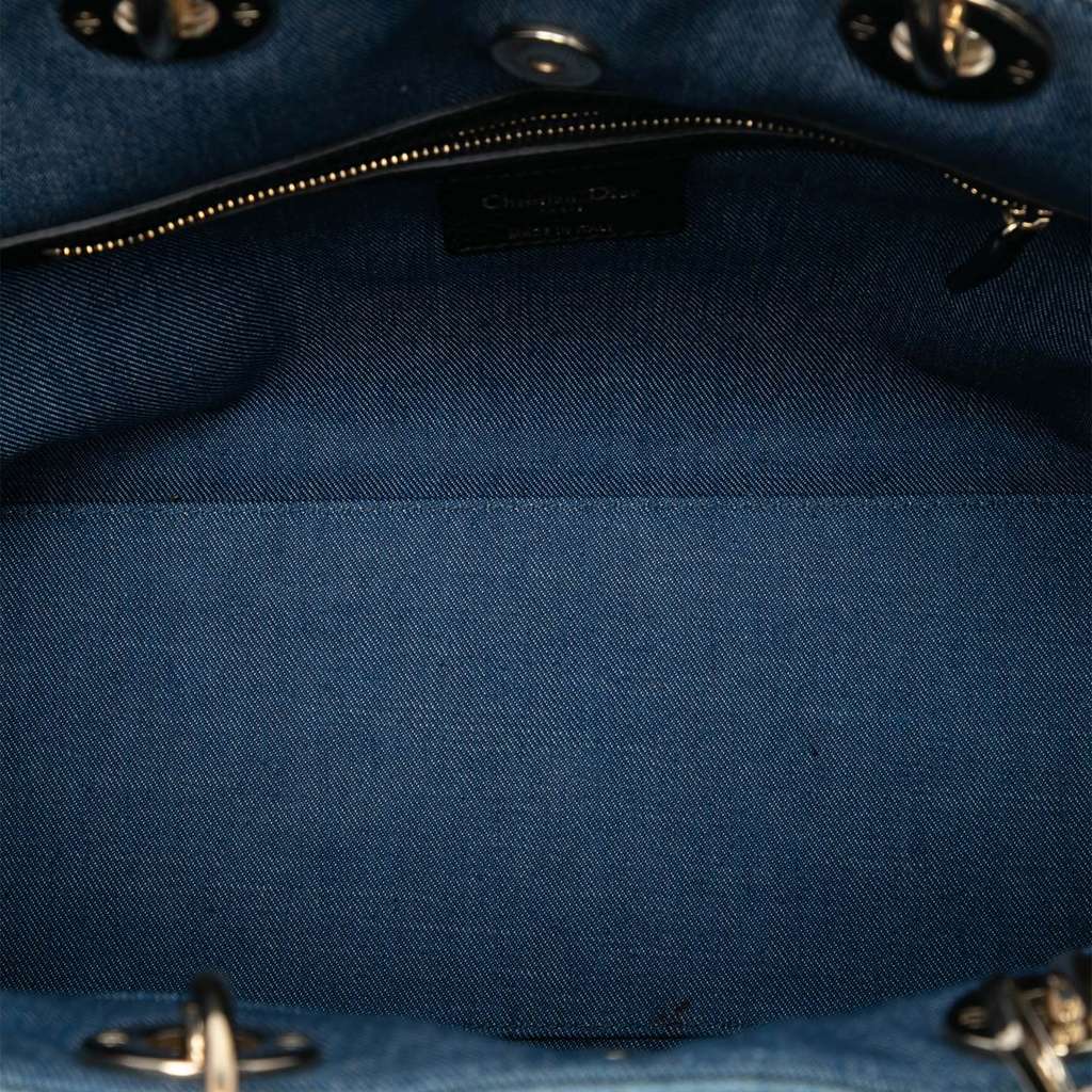 Dior Denim Patch D Light Satchel - 4