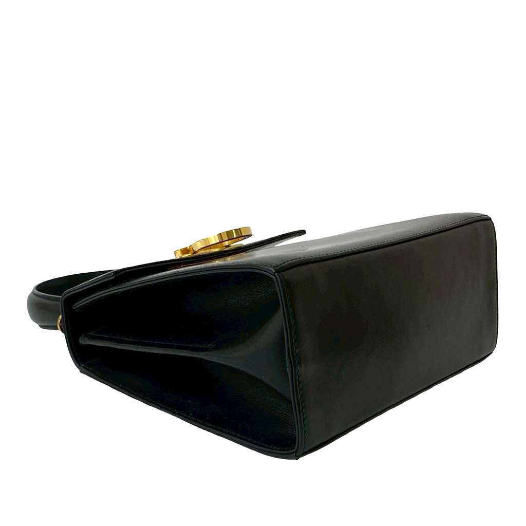 Salvatore Ferragamo Small Leather Gancini Iconic Top Handle Bag - 3