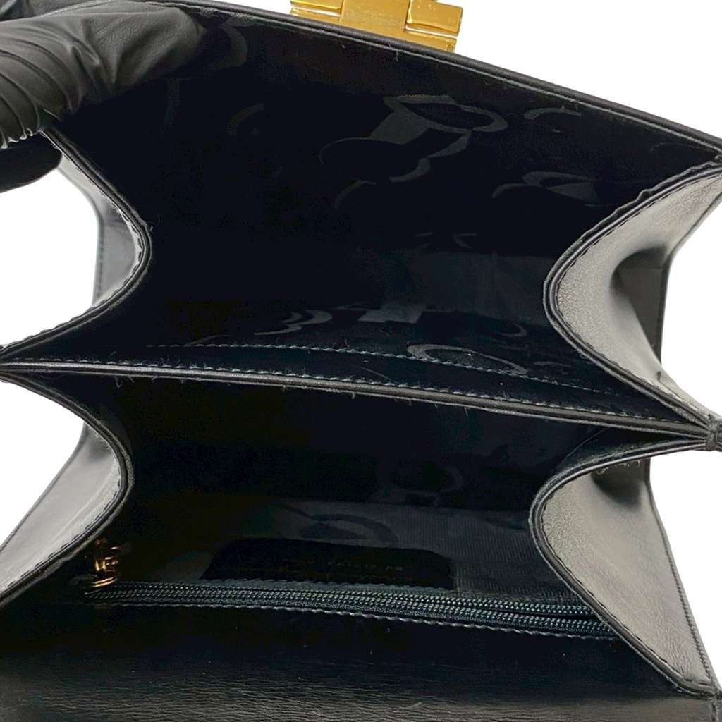 Salvatore Ferragamo Small Leather Gancini Iconic Top Handle Bag - 5