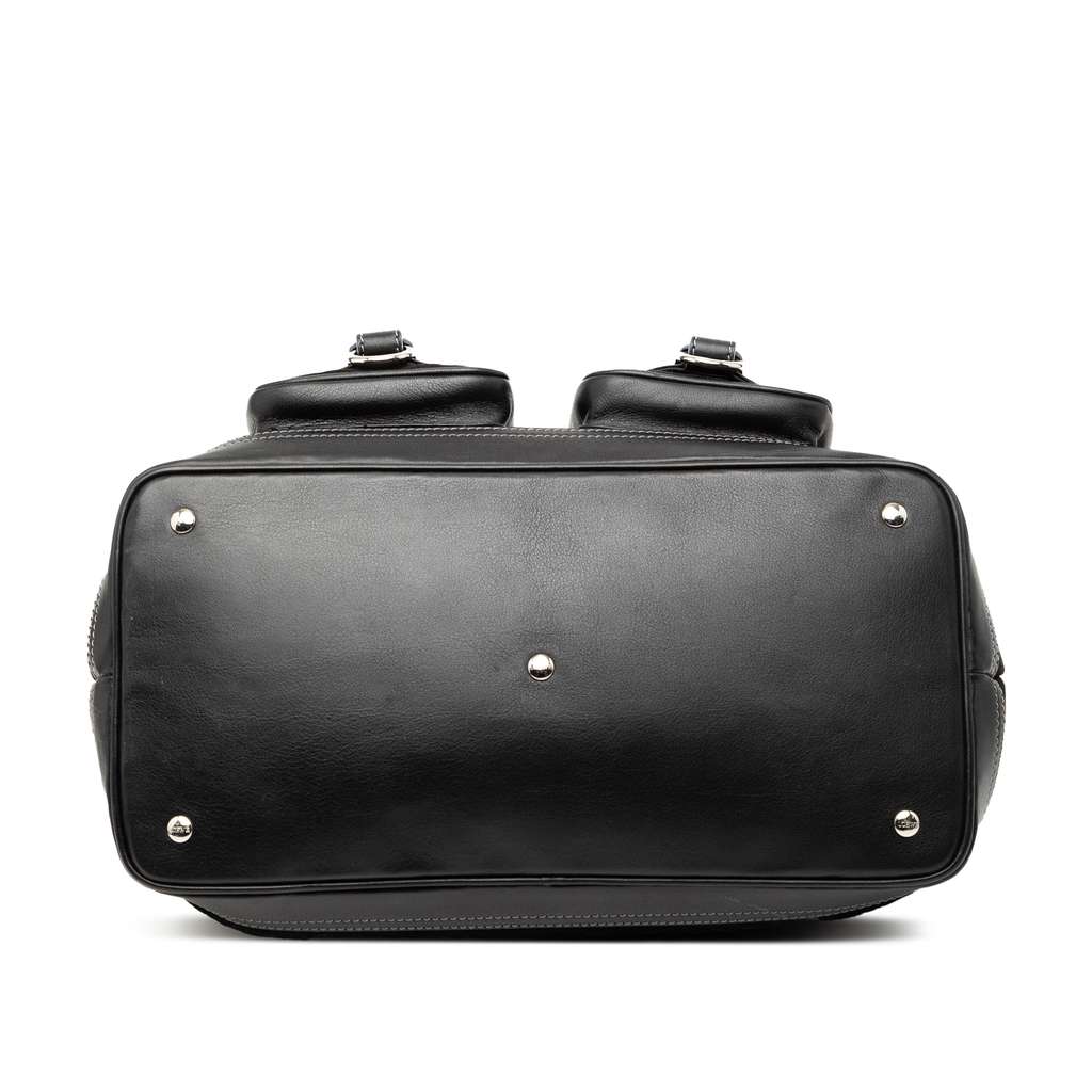 Loewe Calfskin and Suede Anagram Pocket Tote - 3