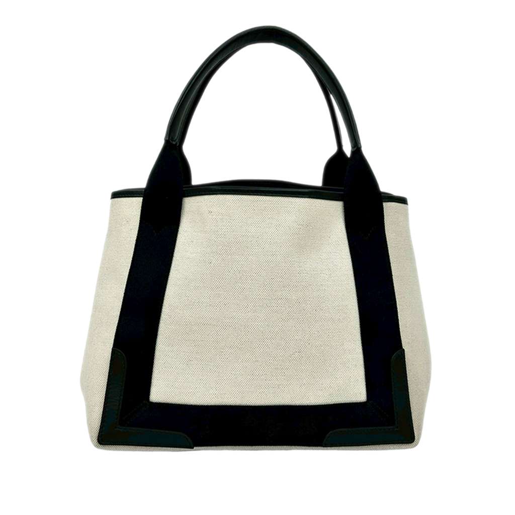 Balenciaga Canvas Navy Cabas Tote S - 4