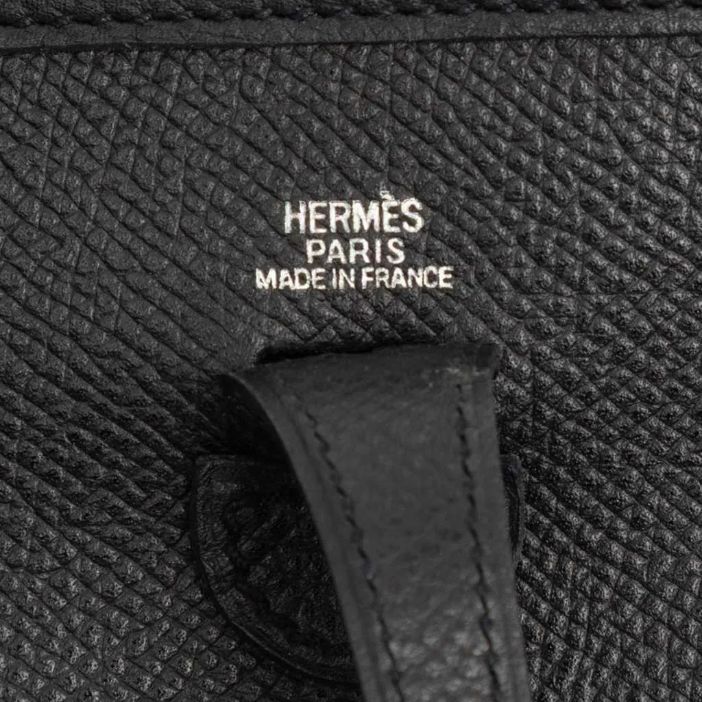 Hermès Epsom Evelyne 16 Black Leather Very good - Box View