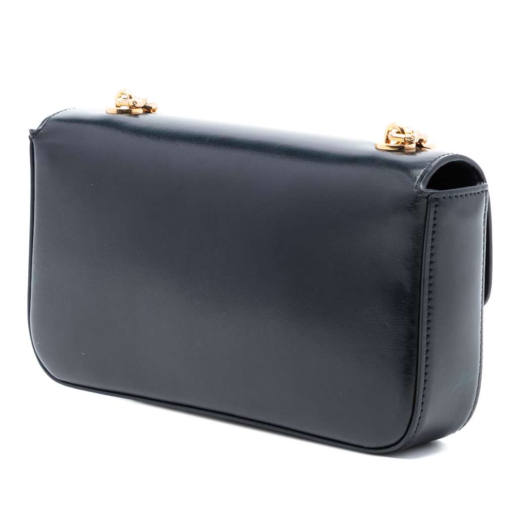 Celine Smooth Calfskin Cuir Triomphe Chain Shoulder Bag - 2