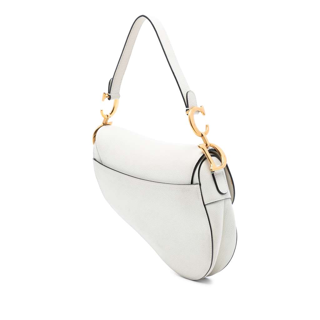 Dior Grained Calfskin Saddle Bag - 2