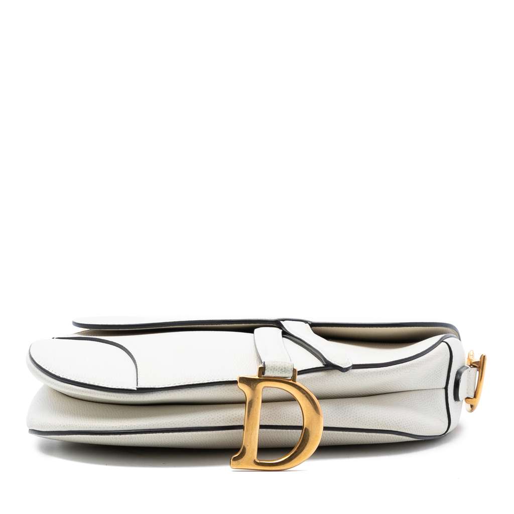 Dior Grained Calfskin Saddle Bag - 3