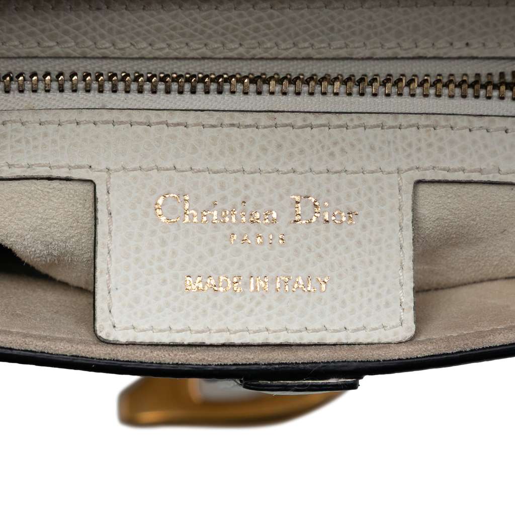Dior Grained Calfskin Saddle Bag - 5