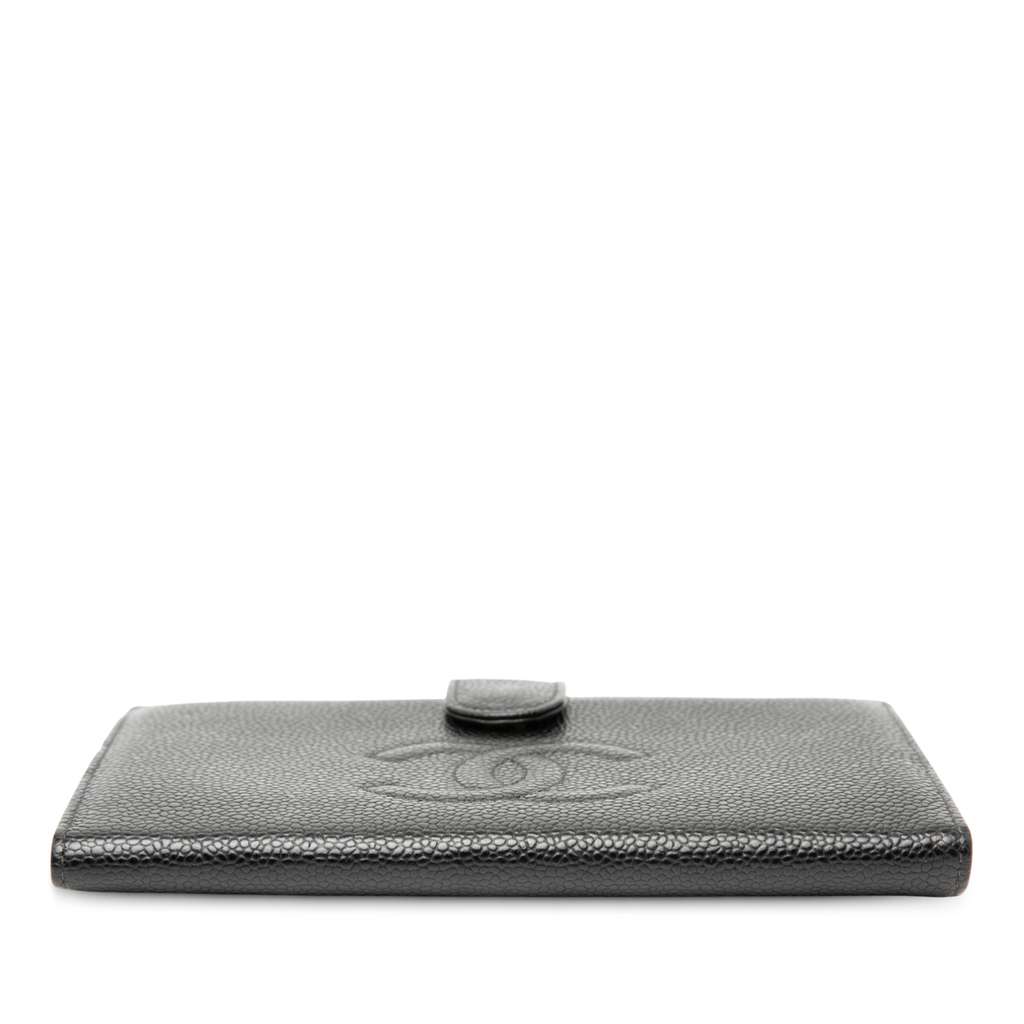 Chanel CC Caviar Bifold French Long Wallet - 3