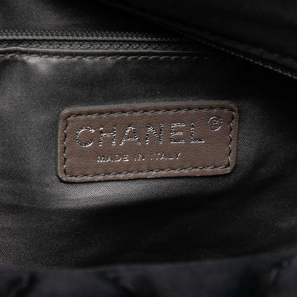 Chanel Extra Large CC Quilted Satin Single Flap - 5