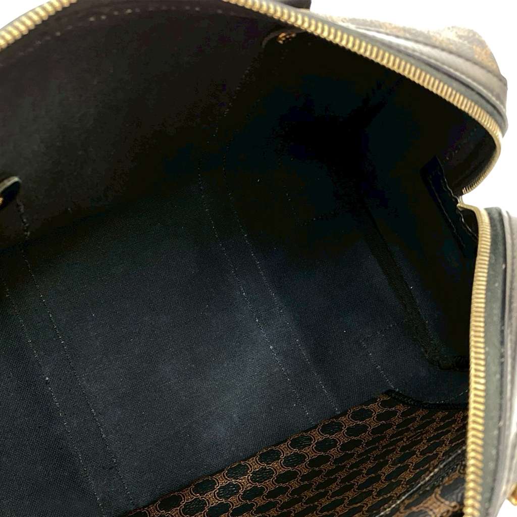 Celine Macadam Coated Canvas Boston Bag - 3