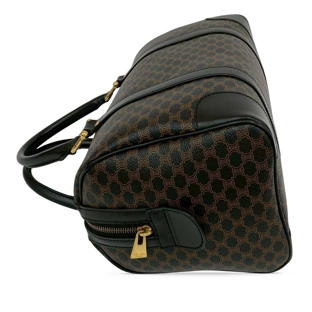 Celine Macadam Coated Canvas Boston Bag - 5