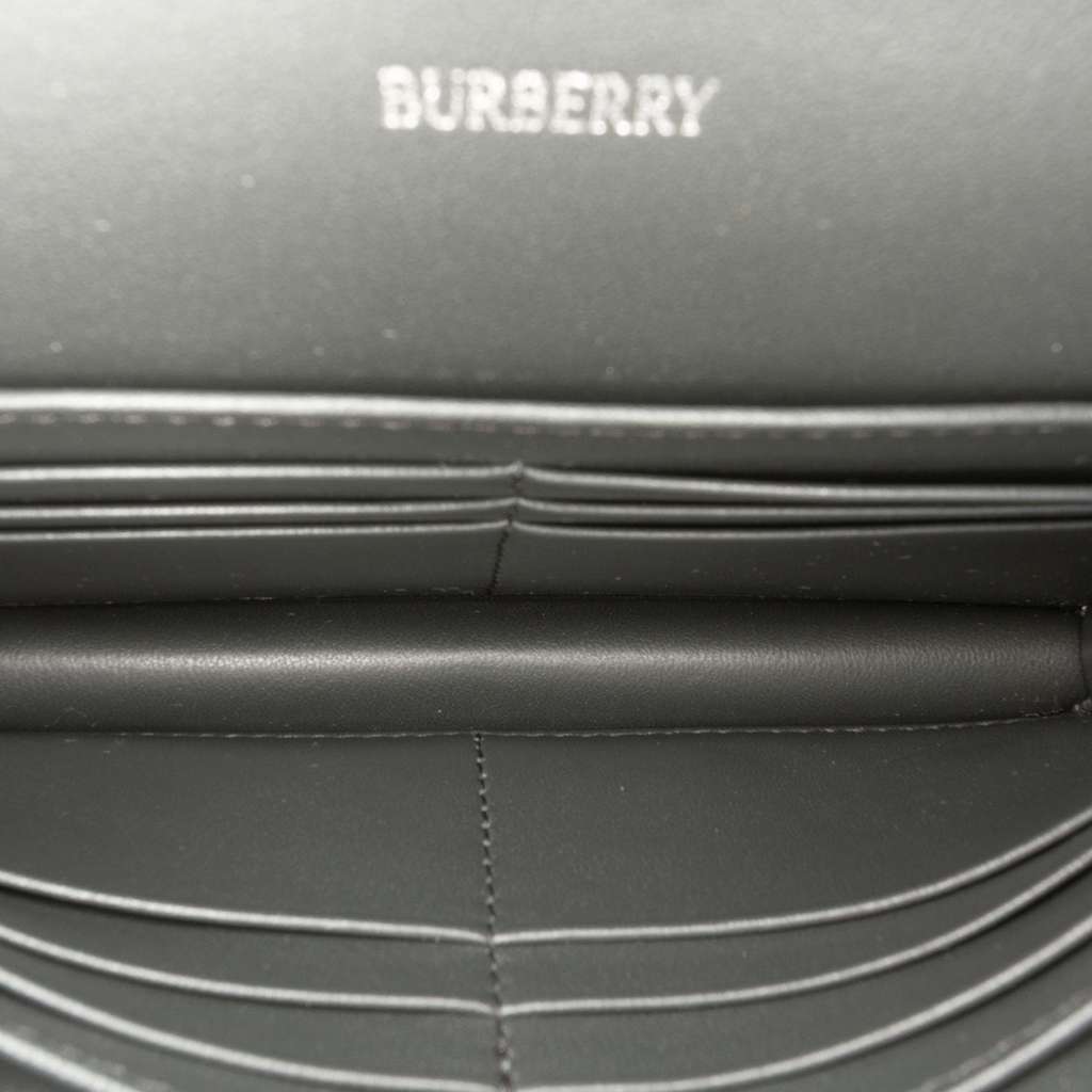 Burberry Nova Check Coated Canvas Wallet on Chain - 4