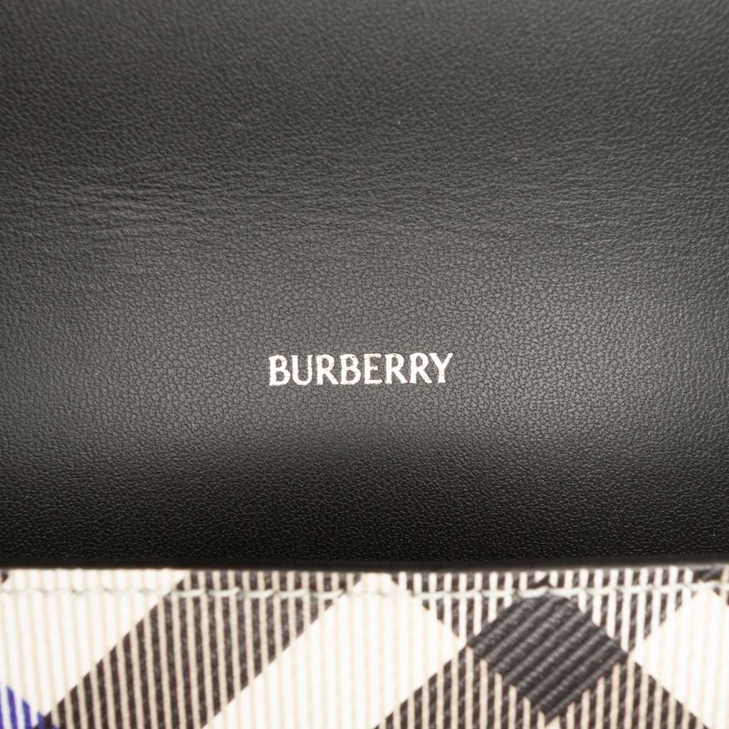 Burberry Nova Check Coated Canvas Wallet on Chain - 5