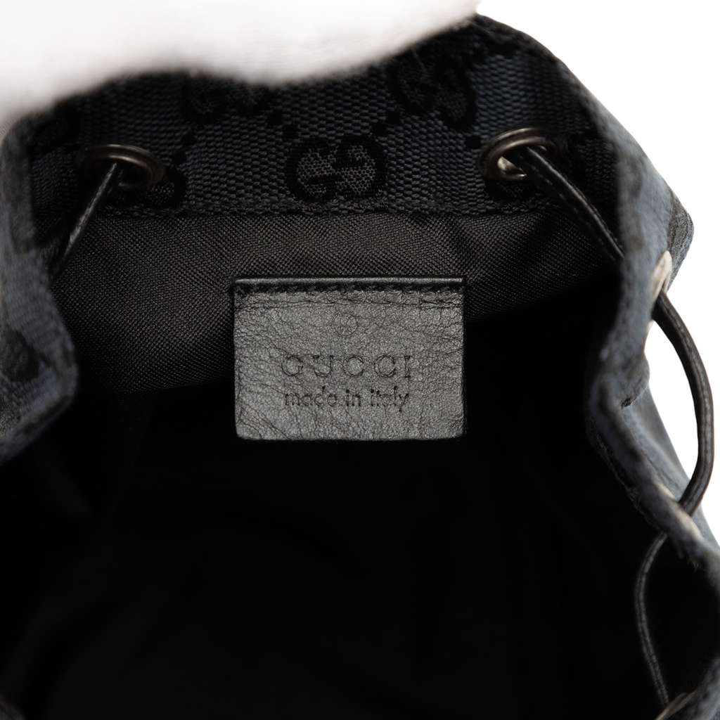 Gucci GG Canvas Drawstring Bucket Bag - 5