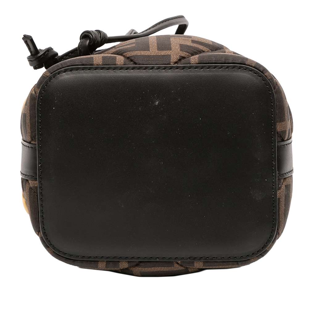 Fendi Mini Quilted Silk FF 1974 Mon Tresor Bucket Bag - 3