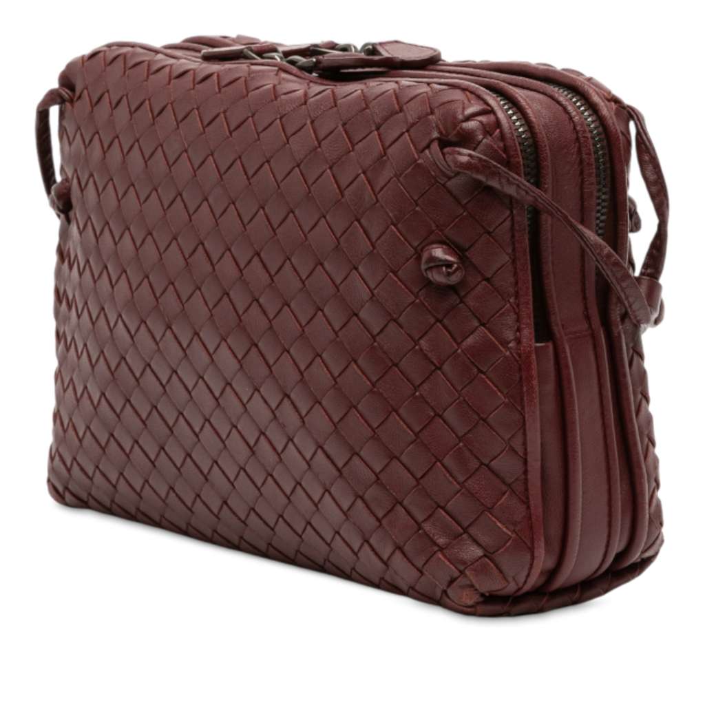 Bottega Veneta Nappa Intrecciato Nodini Double Zip Crossbody - 2