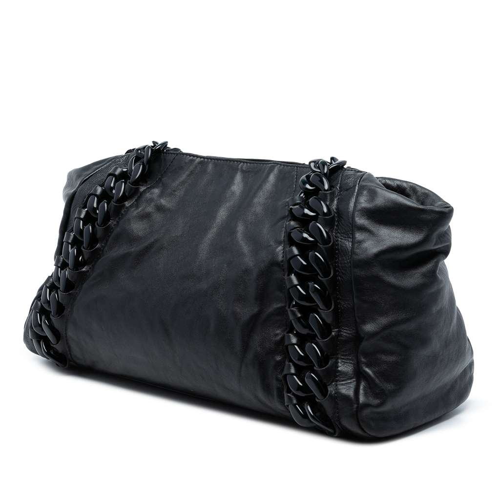 Chanel Calfskin Modern Chain Rhodoid East West Tote - 2