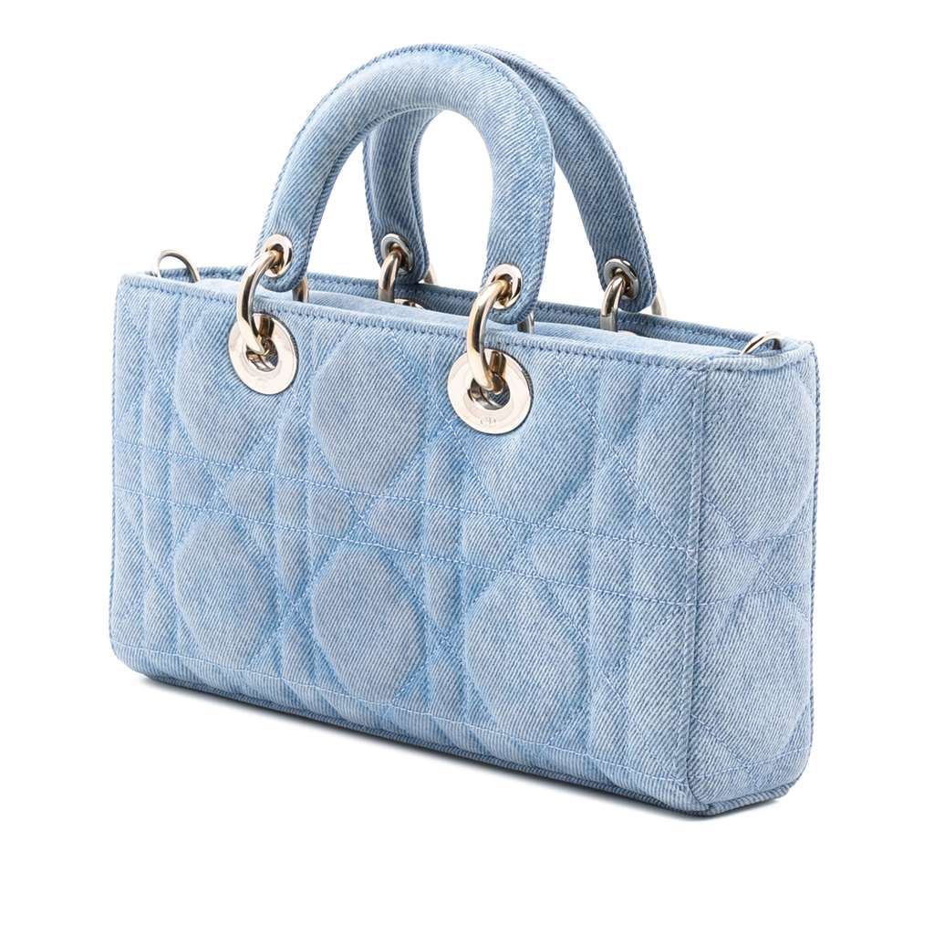 Dior Medium Denim Macrocannage Lady D Joy - 2
