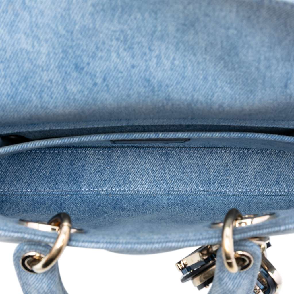 Dior Medium Denim Macrocannage Lady D Joy - 4