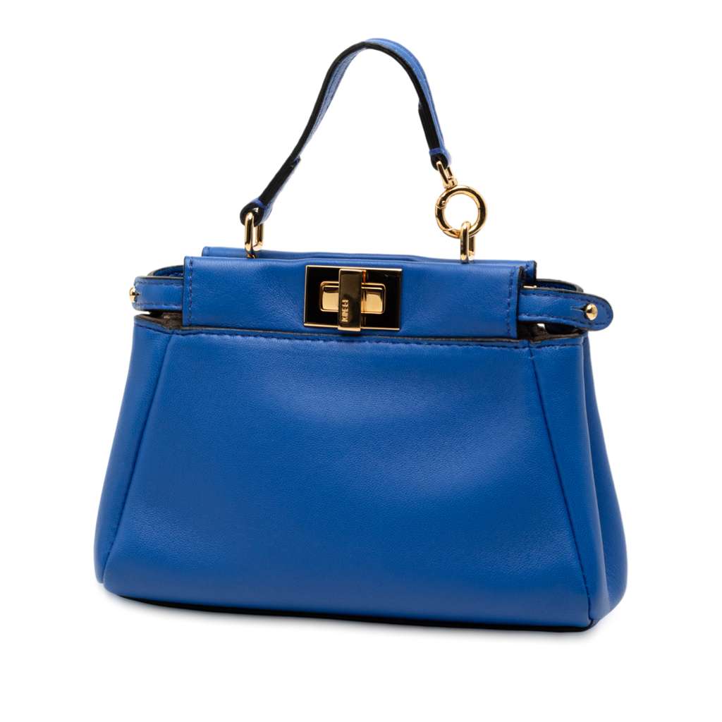 Fendi Micro Shiny Nappa Peekaboo Iconic Satchel - 2
