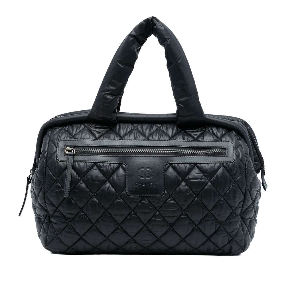 Chanel Quilted Nylon Coco Cocoon Bowler Bag